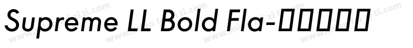 Supreme LL Bold Fla字体转换